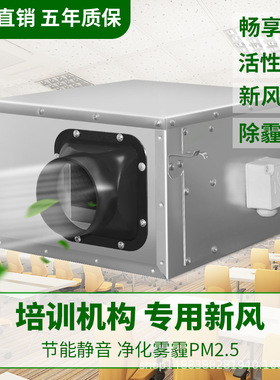 5500风量家用静音管道新风系统DPT31-62B 风压708pa  1.8kw