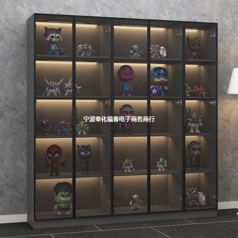 速发简约模型展示柜模型客厅家用玩具组合广告展览器材见描述广电