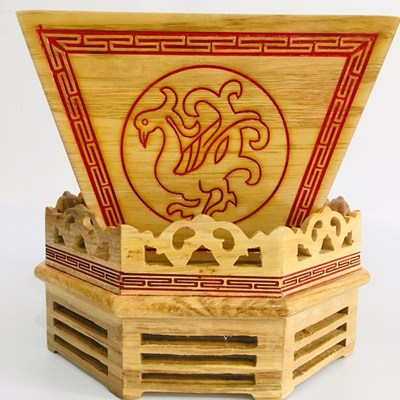 速发天令豪礼用品拜斗法器师旗幡尺兽盖桃木剑拜斗底座四神宝米斗