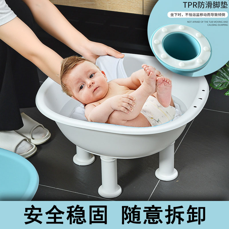速发儿童泡澡桶浴桶家用宝宝婴儿泡儿洗澡盆加澡盆冬天幼厚浴大号