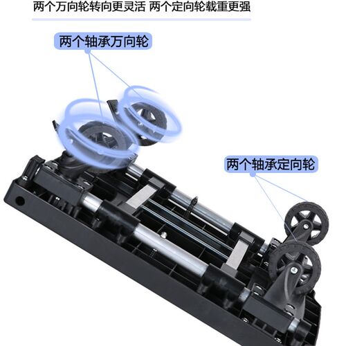 速发静音新拉可车叠小板推车家用款货车便携购物车买菜拉折收纳