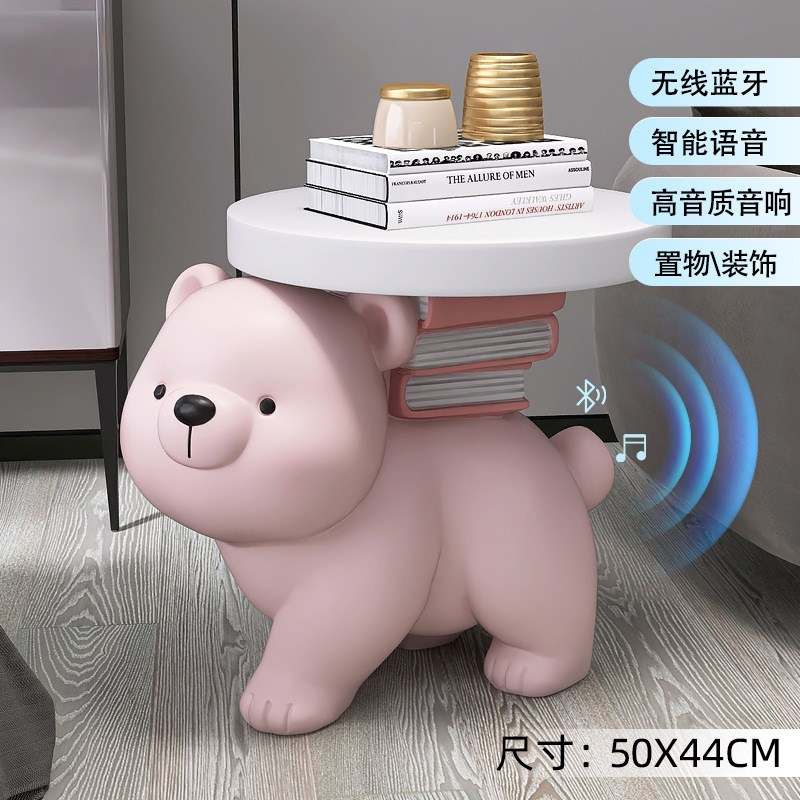 速发沙型乔迁礼物客厅熊落地摆饰家居件品床头茶几托盘电视柜大发