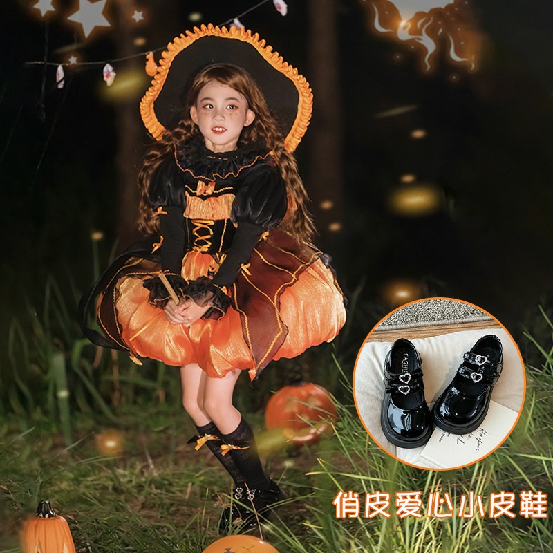 现货速发66的公主小屋儿童鞋子童孩小软底表演鞋平底洋气时髦