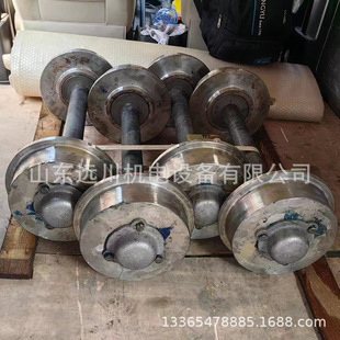 矿用300型矿车轮对1吨矿规定矿350加宽轮对实心铸钢轮对350机械