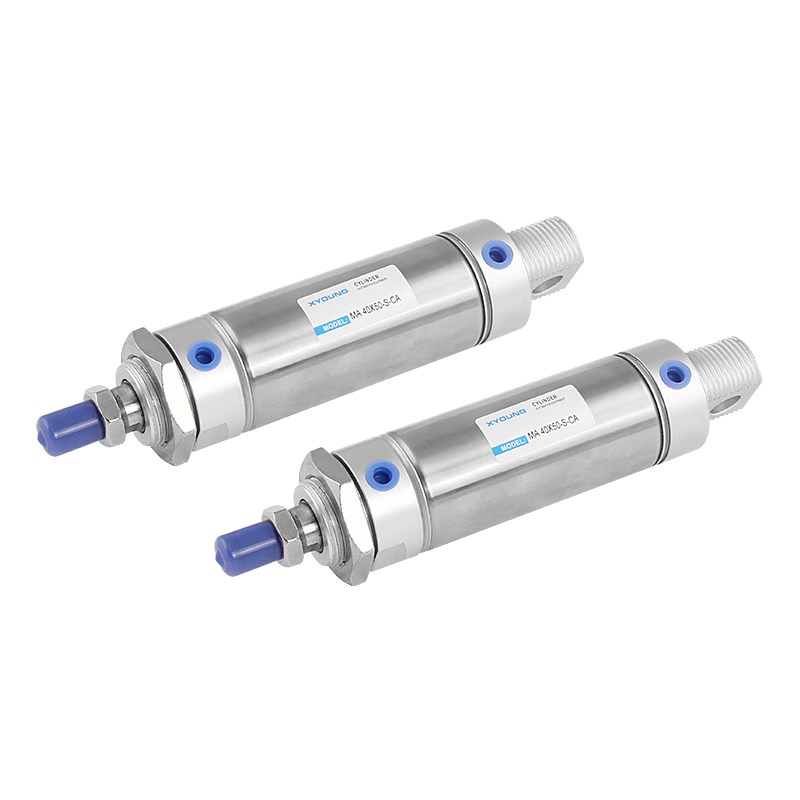 气动MA63X75-S不锈钢迷你气缸MA63X50带磁迷你气缸MAR63X100-S-CA