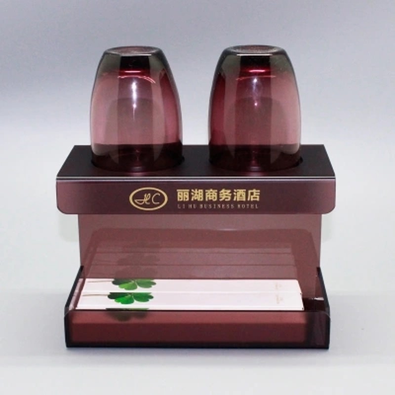 酒店洗漱用品收纳盒卫生间挂墙宾馆客H房牙具盒一次性用品盒定制