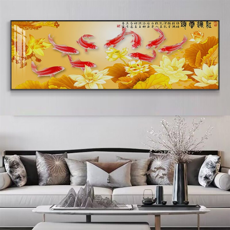中式客厅装饰画牡丹花开富贵沙发背景墙H壁画卧室挂画国画办公室图片