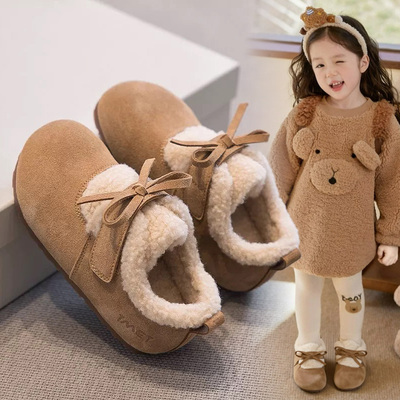 女童棉鞋2025新款冬季儿童勃肯鞋