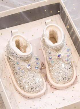 真皮儿童雪地靴2026新款冬季女童