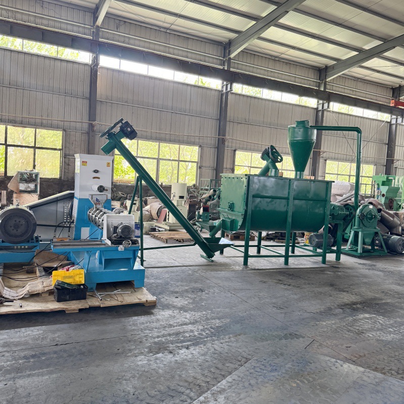 漂浮鱼饲料膨化生产线 猫粮狗粮膨化机 饲料膨化机报价