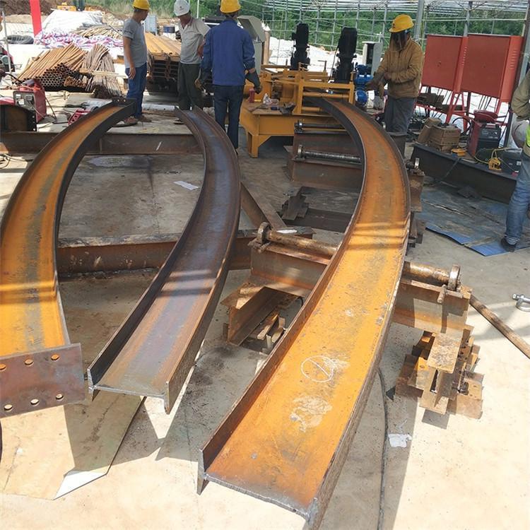 护栏200H钢弯曲机 10-25型钢冷弯 隧道支护钢拱架加工冷弯机