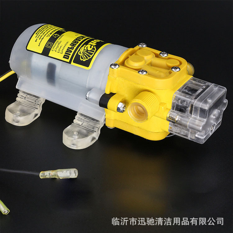 供应便携家用洗车器 迷你增压泵 微型隔膜水泵 空调清洗机泵现货