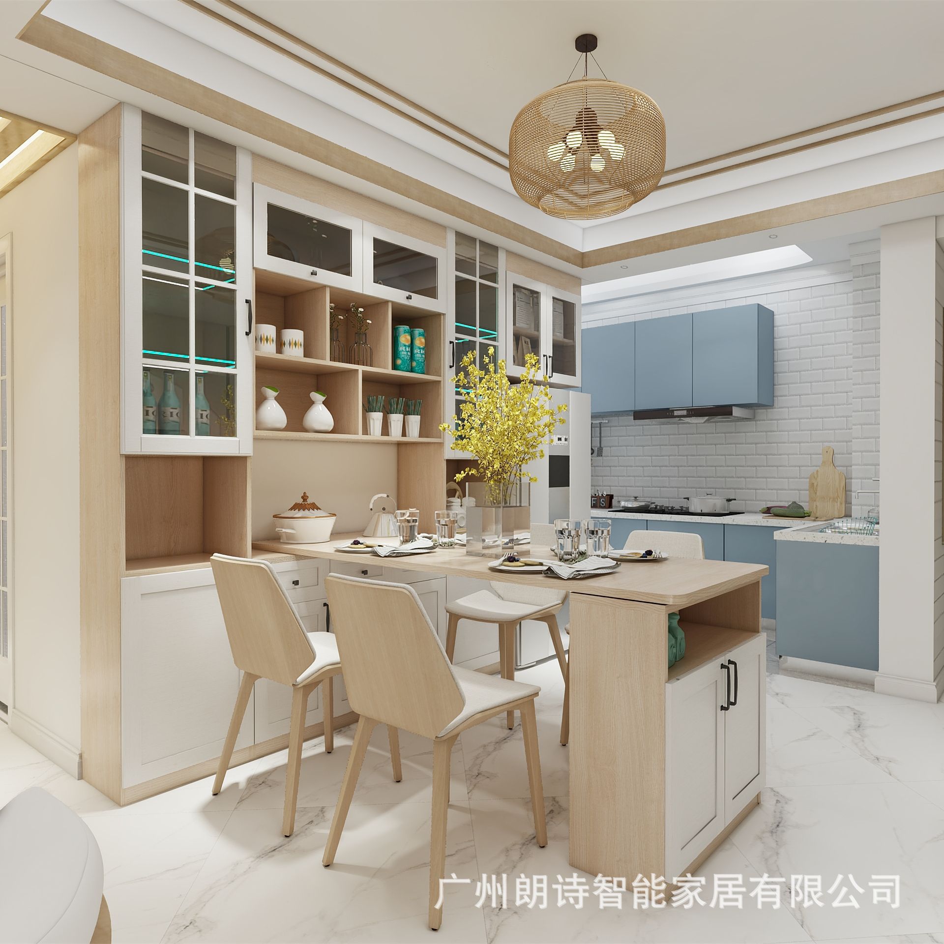 全屋订置家具整体家装电视柜榻榻米卧室推拉门移门衣柜北欧风