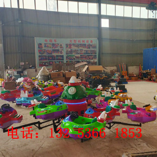 儿童广场旋转升降木马12座转马游乐设备公园玩具大型音乐飞机飞椅