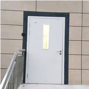 森工厂家供应 防火抗撞击 商场进出双向镀锌钢板门 SS2988型号