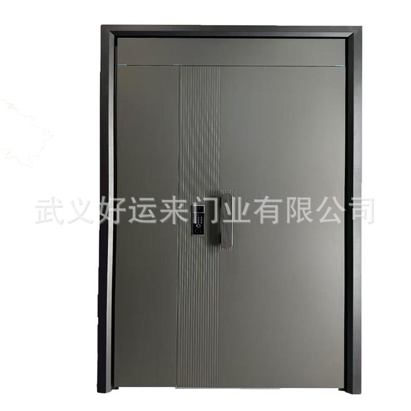 防盗门入户门直销超甲级家用安全门子母门进户门暗铰链锌合金别墅