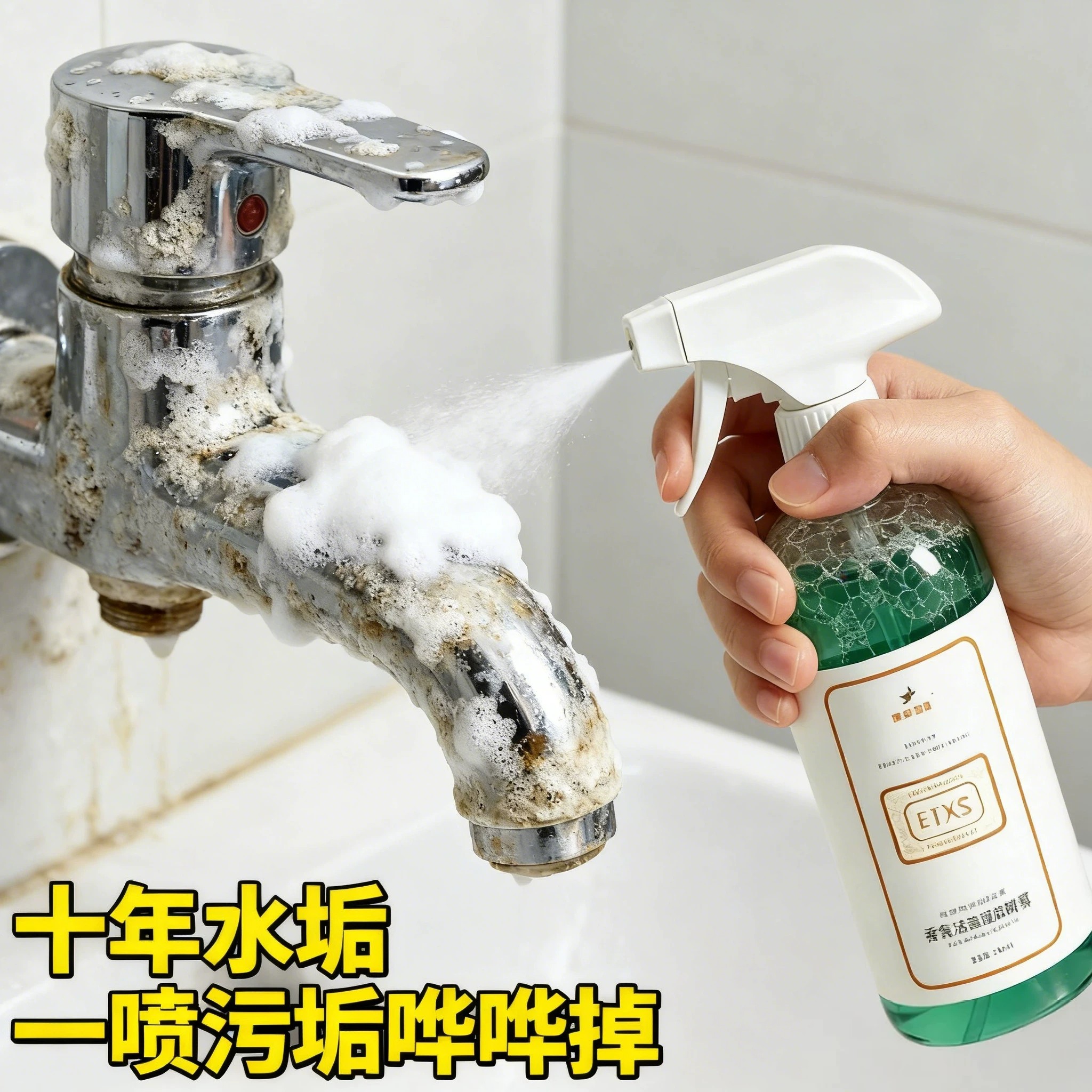 香氛浴室清洁喷雾强力去水垢