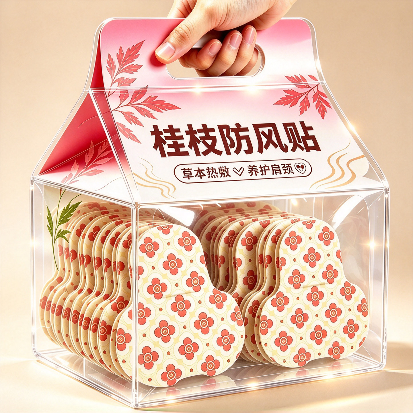 桂枝防风草本蒸汽热敷贴居家使用