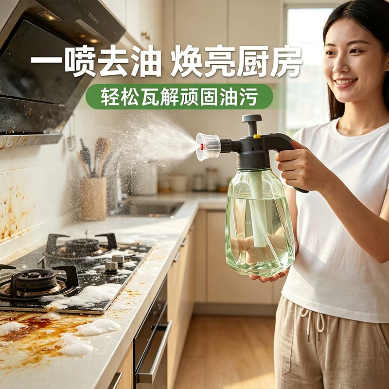 家用高压泡沫清洁喷壶擦玻璃图片