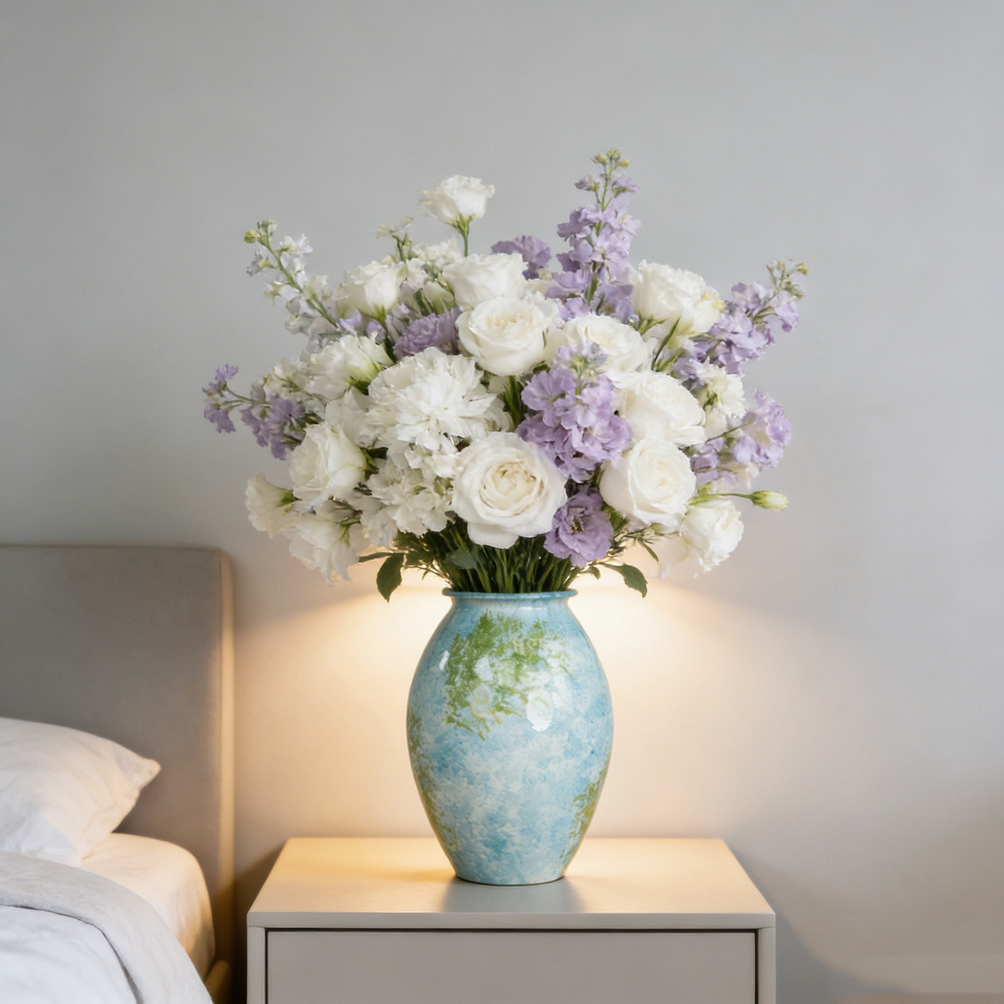 景德镇油画大肚翻口中式陶瓷餐桌水培花瓶摆件客厅插花轻奢高级感,家居饰品,花瓶,淘宝优惠券,粉丝福利购,淘宝优惠卷