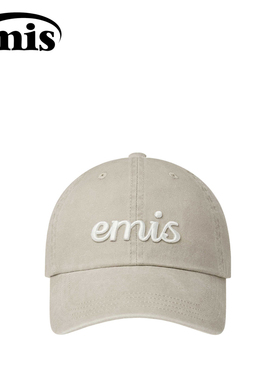 emis棒球帽手写体刺绣染料