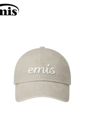 emis棒球帽手写体刺绣染料