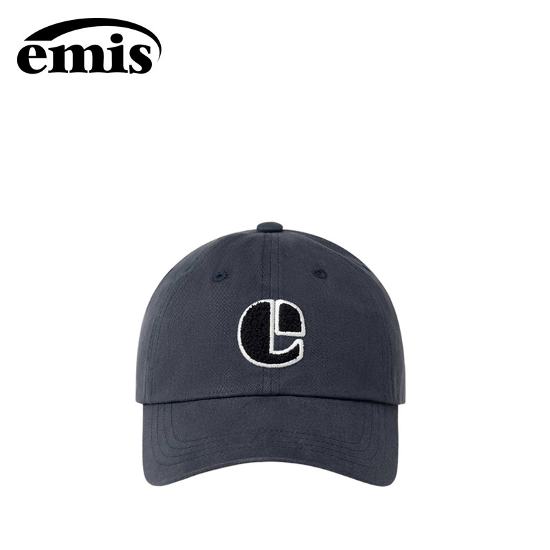 emis棒球帽毛圈刺绣e标图片