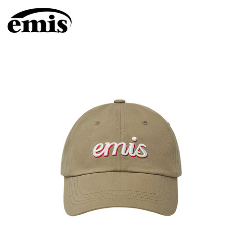 emis棒球帽刺绣大帽围显脸小新款