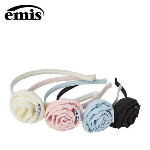 emis褶皱花朵发箍多色可选