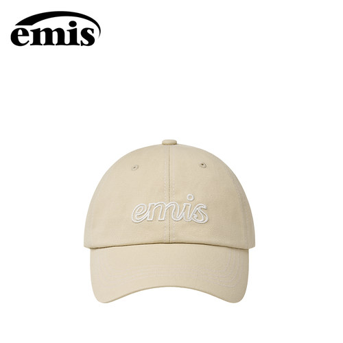 emis手写体标志镂空白标棒球帽