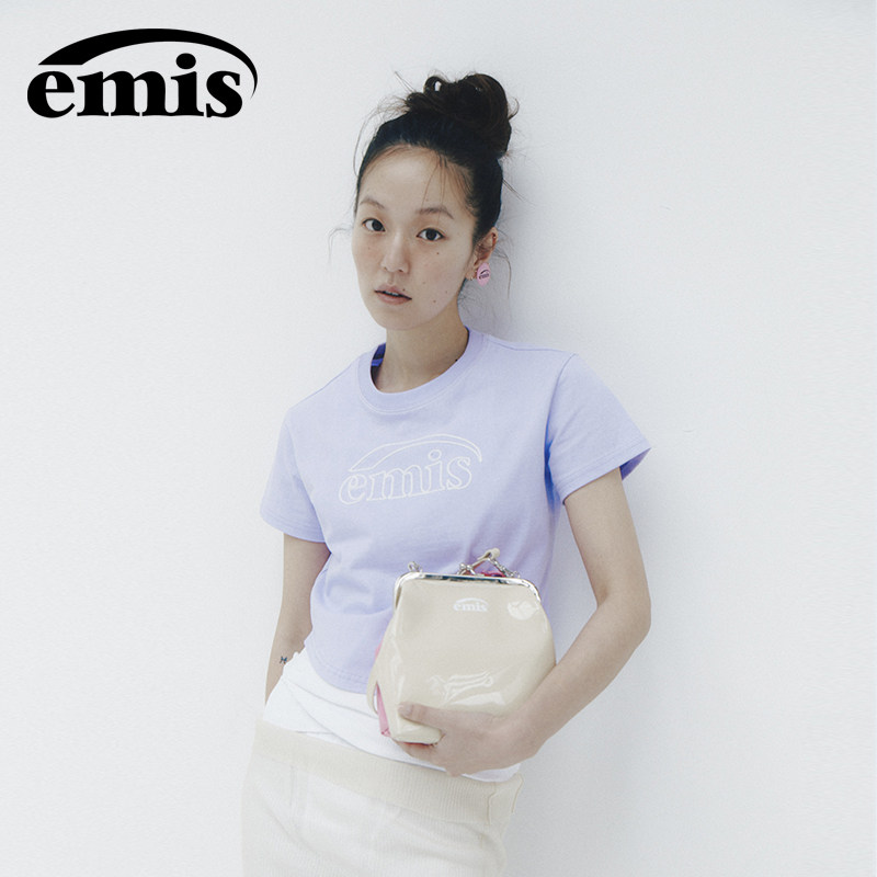 emis短款T恤修身显瘦甜酷图片