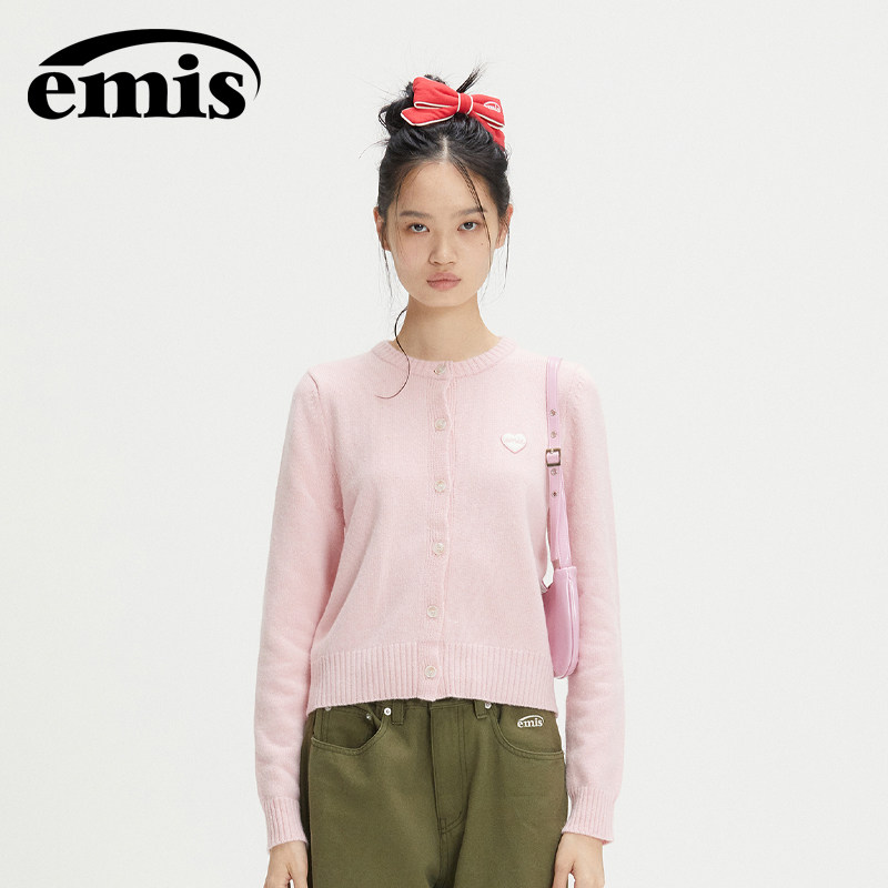 emis圆领毛衣休闲百搭时尚有型