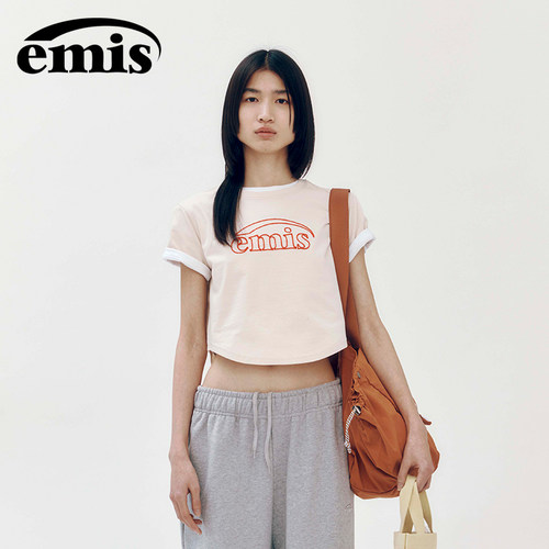 emis短袖辣妹修身百搭圆领