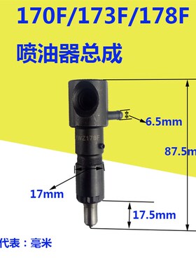 极速风冷柴油微耕机170F173F 178F 186F/A 1P88F 喷油器 喷油嘴/