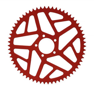 极速适用a虬龙轻蜂Ron S/X 7075越野电动车改装58齿62齿后牙盘链