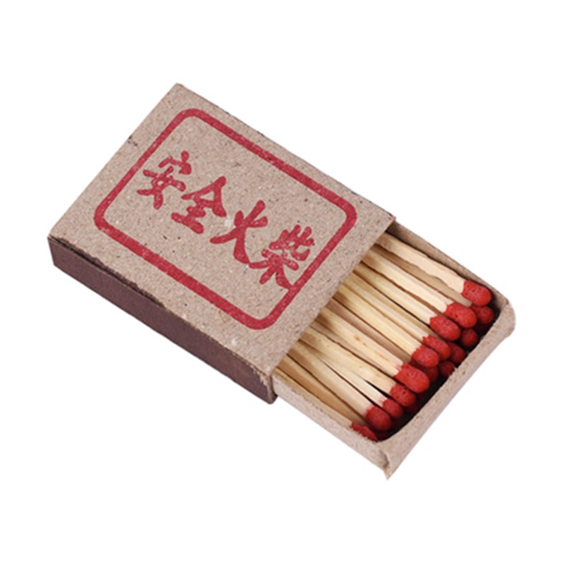 极速泊头老式火柴批髪安全r复古一次性家用户外野炊洋火火材7890