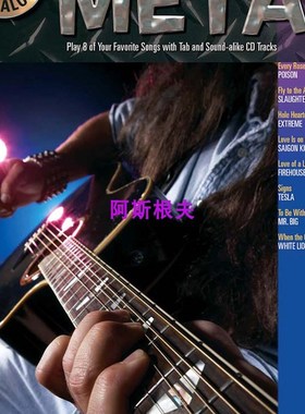极速Guitar Playm Along Vol.37 Acoustic Metal 原声金属吉他谱+