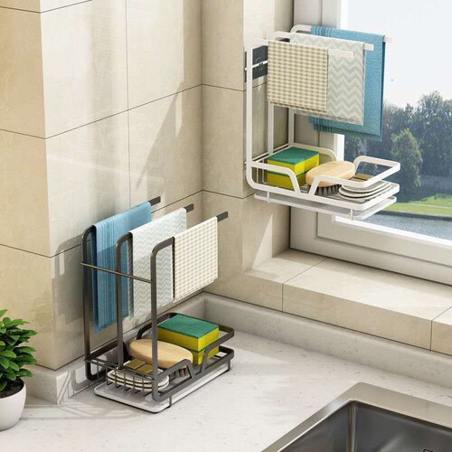 新品Kitchen punch-free rag stand n surIface F rack wall-moun