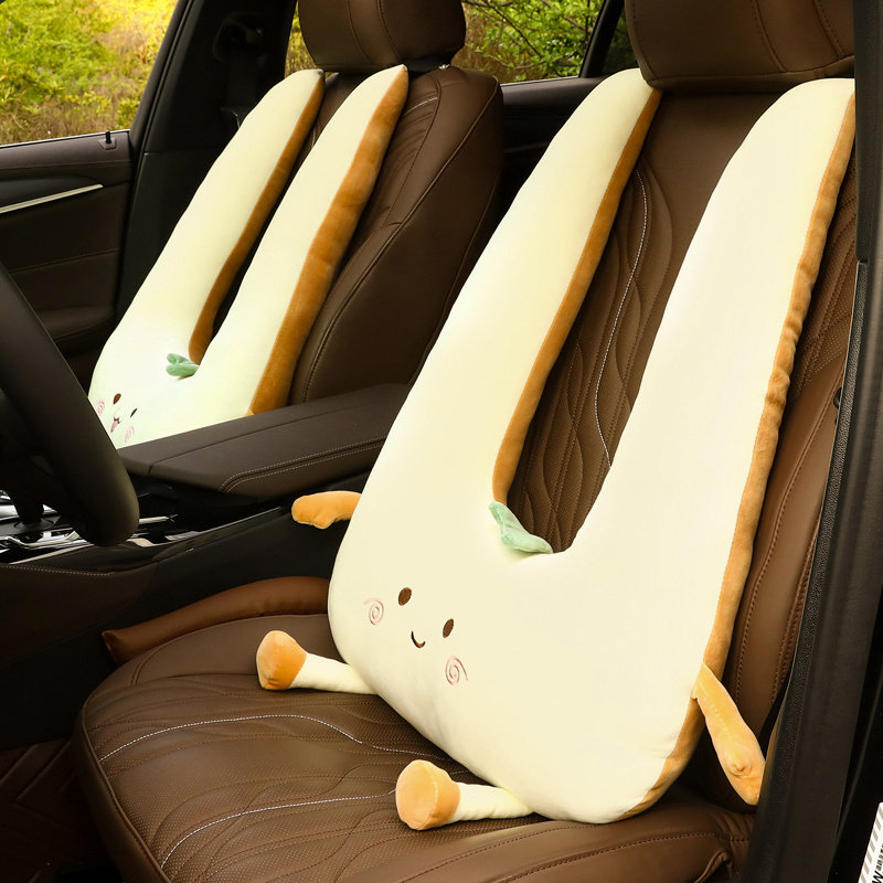 极速卡通汽车头枕儿童睡s觉抱枕靠垫护颈枕车用午睡枕车载用品车