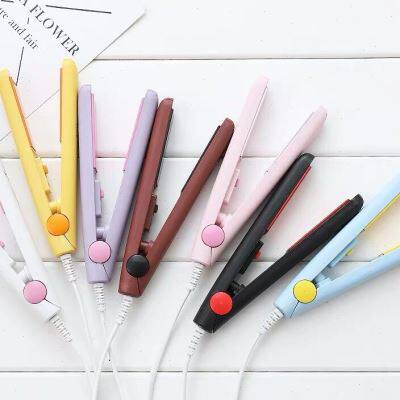 新品时尚卡通直发卷n发器迷你小夹板卷发棒直发器电夹板两用浏海