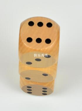 极速Hih Quality 6m0mm Wooden Dice giant Digital Dice 6cm Woo