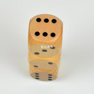 Wooden Dice giant 极速Hih 6cm 6m0mm Digital Woo Quality