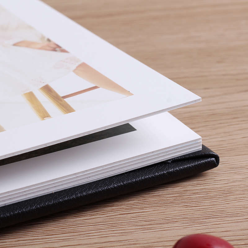 皮革蝴蝶装对裱相册制作影楼情侣照片书婚纱婚礼成长纪念画册定