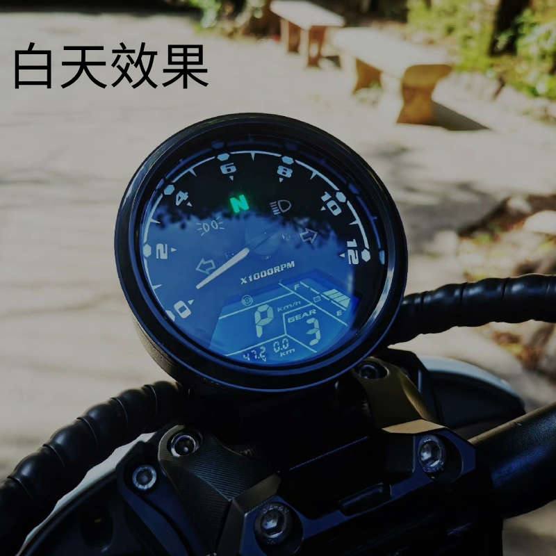 非黑石指针仪表电动车复古改装显示器液晶仪表麦玲深远远驱一线通