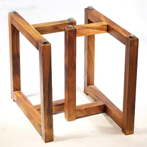 实木工字支架桌腿支架大板支架实木餐桌腿桌子脚架茶桌腿木桌腿