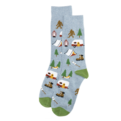 舒适棉质大脚怪户外运动野营装备BIGFOOT OUTDOOR中筒男袜RH