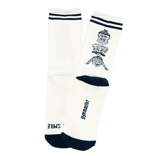 GYM微笑永远是ZUI好 武器抗菌除臭背后防守面带微笑厚实毛圈男袜