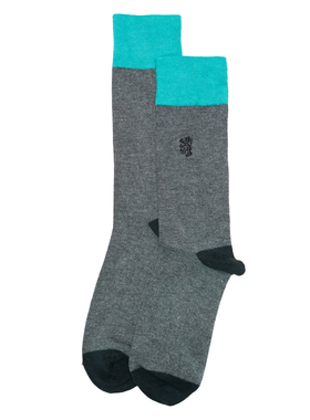 竹袜竹纤维抗菌防臭排湿透气拼色撞色无骨对目中筒男袜P324