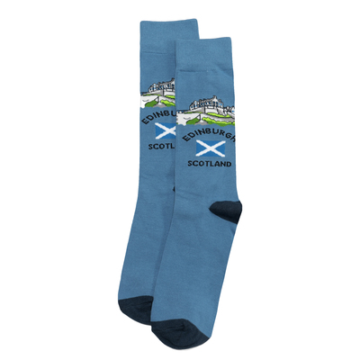 男竹纤维抗菌防臭透气EDINBURGH SCOTLAND苏格兰爱丁堡大学男袜HT