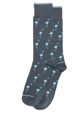 舒适棉质火烈鸟春秋中筒男袜BL130